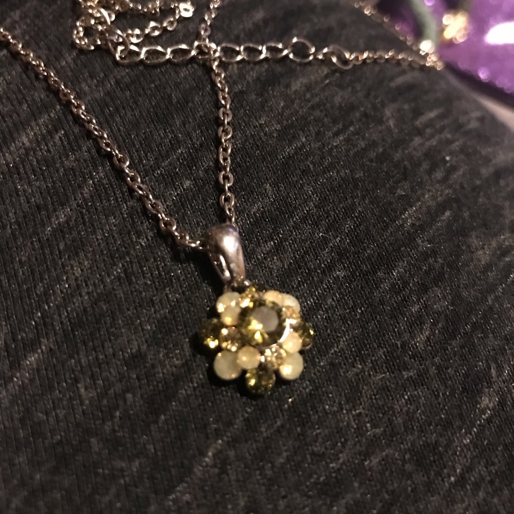 Crystal Bouquet necklace